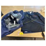 Uniform Size 10-12R, Shoes Size 7W, Hat