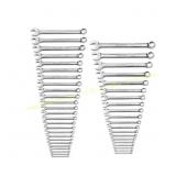 12-Point Long Pattern Wrench Set (44-Piece)