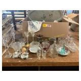 Cut Glass, Knickknacks, Vases, Etc