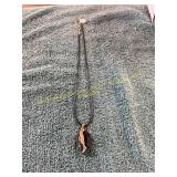 20in Natural Stone Pendant Necklace