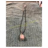 20in Pale White Dragon Pendant Necklace