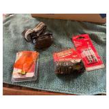 Bits, Tape Measure, Headband Light, Etc