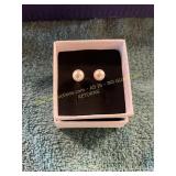 Unverified Vin. Gold + Pearl Earrings