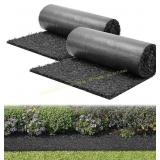 VEVOR Rubber Mulch Mat Roll, 4 Rolls,