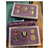 1990 +1991 US Mint Proof Sets