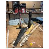 Umbrellas, Bike Pumps, Hand Saw