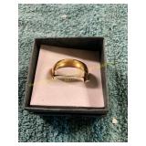 Unverified Mens Size 12 Gold Wedding Band