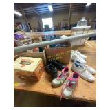 Root beer kit, water bottles, shoes, & more