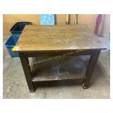 Wooden desk table