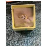 Unverified Ladies Size 8 Gold 1/2ct Diamond Ring