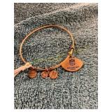 Alex + Ani Bears Football Charm Bracelet