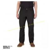 Men's 32x34 Black Work Pants with 7 Pockets