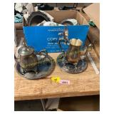 Silver Plated Bowl, Servers, Etc