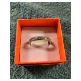 Unverified Size 13 White Gold Diamond Band