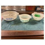 Vintage Fire King + Pyrex Bowls