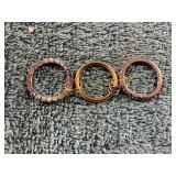 Triple Attached Rings Size 6