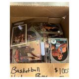 Box of Vintage Basketball Cards