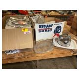 Tea Kettle, Platters, Pyrex , Etc