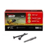 FastenMaster MVP 2 in. Torx TTap Screws 100 pk