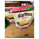 2 bags Rip Van Cr me Wafers Raspberry & Chocolate