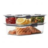 Rubbermaid Brilliance Leak-Proof Storage Set