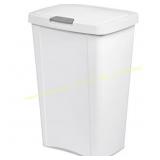 Sterilite 13 gal Plastic Touch-Top Trash Can