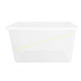 6pk Sterilite 58 Qt Storage Box with White Lid