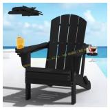 SERWALL Folding Adirondack Chairs Set