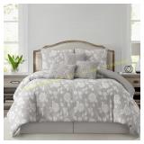 Stratford Park Grey Floral Comforter Set