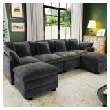 107' Cloud Couch Sectional - 4-Seat