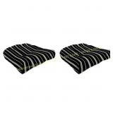 18x18 Tufted Outdoor Wicker Cushion (2)