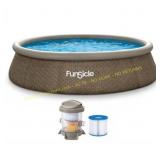COMPLETE? Funsicle 14' x 36' QuickSet Pool w/ Pump