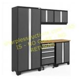 RTA 24-Gauge Steel Cabinet, Black (36x72x18)