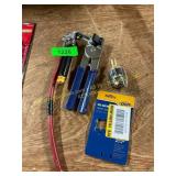 tile cutters, pipe, & misc