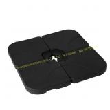 Westin Fillable 4-Piece Umbrella Stand Black