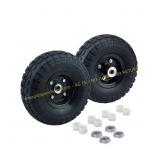 10 in. No-Flat Tire with Universal Bearing Kit