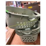 3ct Iris USA 3 Handle Laundry Basket