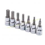 3/8 in. Drive Hex Bit Socket Set (7-Piece)