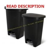 Glad 13 Gal Step Trash Can with Odor (2)