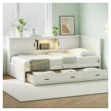 Harper & Bright Full L-Shape Daybed with USB