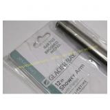 Glacier Bay Raincan J-Shaped Shower Arm Chrome