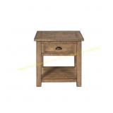 Reclaimed Natural 24 in. H Monterey End Table