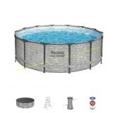 14 ft. Round Metal Frame Pool w/ Cover