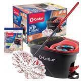 O-Cedar EasyWring Spin Mop with Bucket