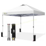 CROWN SHADES Pop Up Canopy 12x12FT Silver