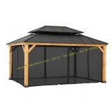 Sunjoy 150.39-in x 85.83-in Gazebo Netting