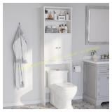 Over the Toilet Cabinet White, 75in