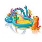 COMPLETE? 131x90in. Dinoland Play Center Pool