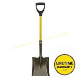 30 in. Fiberglass D-Grip Square Point Shovel