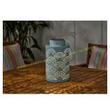 Hampton Bay 6x10 BLUE METAL CUT OUT Lantern